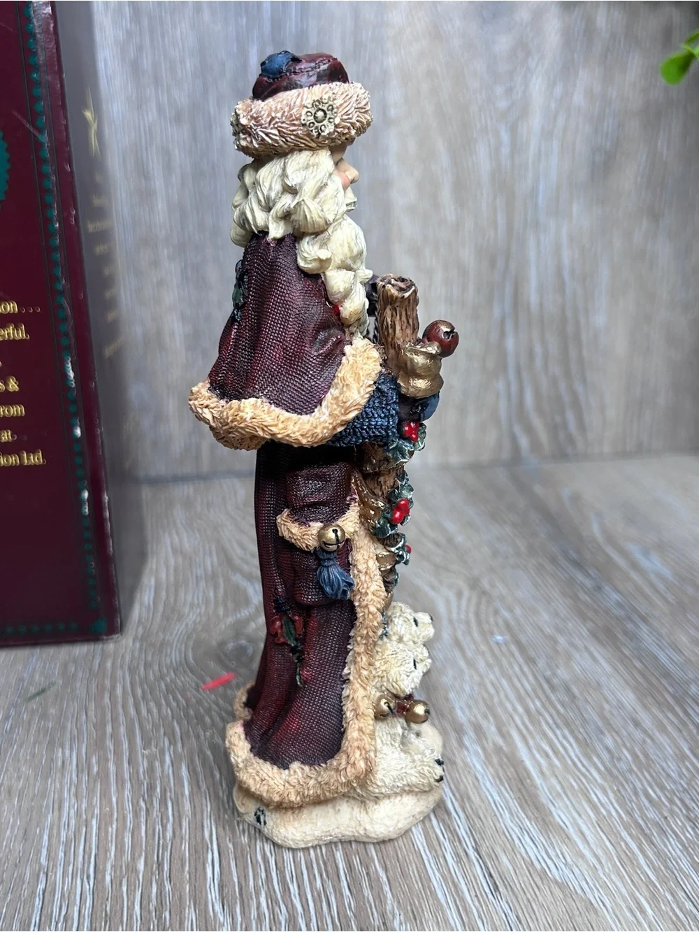 VTG 1996 Boyds Bears Folkstone St Nick The Quest Santa Figurine 2808 Boxed